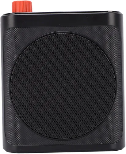 Amplificador de voz inalámbrico, micrófono Lavalier Bluetooth con chip de reducción de ruido y magnético, para aula de enseñanza, reuniones y Negro
