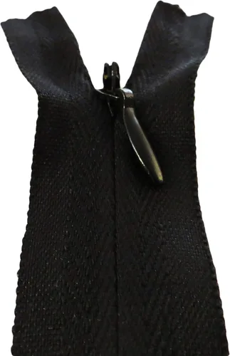 Miniatura 3 de Seeking ROAM Cremalleras invisibles, bobina de nailon, #3, 2 piezas (negro, 6 pulgadas)