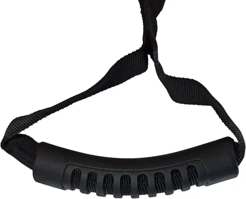 Miniatura 3 de Cuerda de remolque para kayak, correa de asistencia de pie, asas de arrastre de canoa, cuerda de tracción SUP, accesorios de kayak, mango de Negro