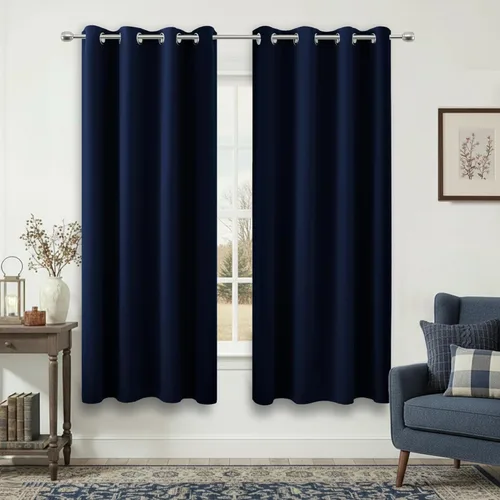 Miniatura 98 de Cortinas opacas de 72 pulgadas extra anchas para dormitorio, puerta corrediza de vidrio y patio, 2 paneles con ojales para oscurecer ventana grande