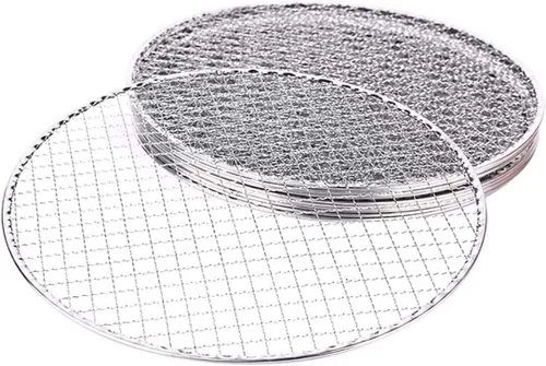 Miniatura 2 de B&C.Room Rond - Rejillas de alambre desechables para asar de hierro, rejillas de cocina para barbacoa al aire libre, 6.5 in (5 unidades)