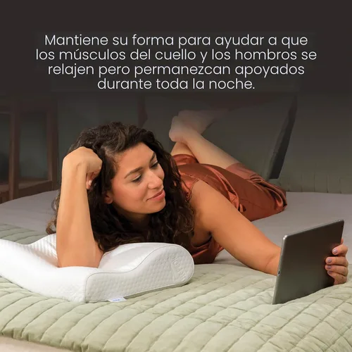 Miniatura 6 de Tempur-Pedic TEMPUR - Almohada para el cuello, perfil pequeño, color blanco