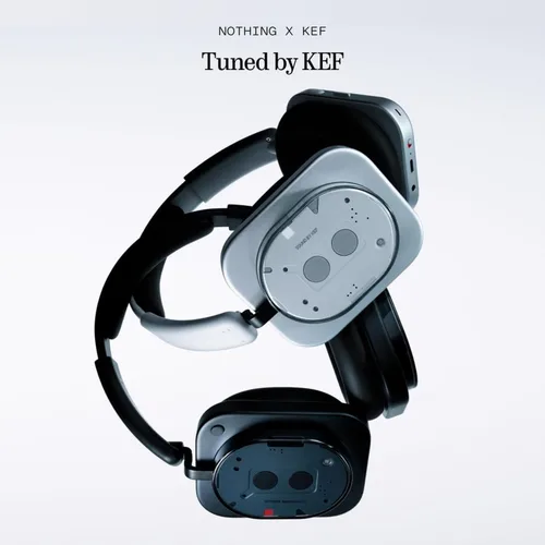 Miniatura 6 de Nothing Auriculares (1) Auriculares híbridos con cancelación activa de ruido, auriculares inalámbricos sobre la oreja con 6 micrófonos, 80 horas