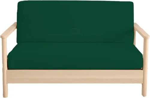 Miniatura 24 de Fundas para futón sin brazos tamaño individual, fundas de futón 100% algodón egipcio, funda de sofá con cremallera, protector de sofá cama, funda