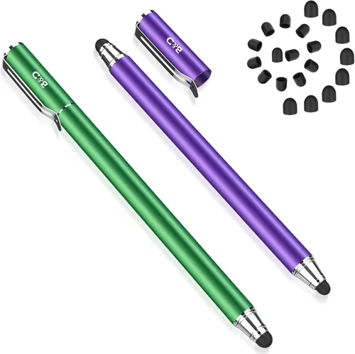 Miniatura 8 de (2 piezas) [Punta fina de 0.18 pulgadas] Lápiz táctil de 5.5 pulgadas de largo, perfecto para dibujar escritura, juegos, compatible con Apple iPad