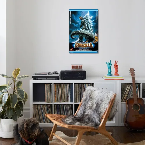 Miniatura 4 de Trends International Godzilla: Final Wars - Póster de pared de una hoja, 22.37 x 34.00 pulgadas, lienzo estirado
