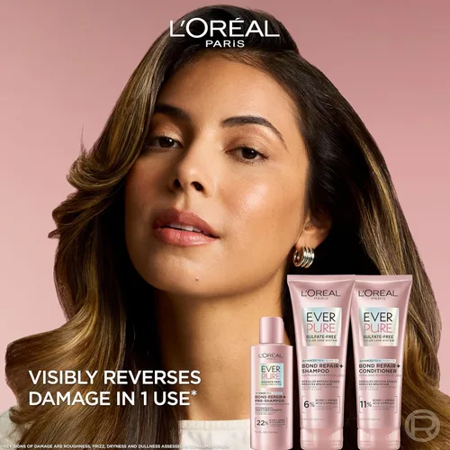 Miniatura 2 de L'Oreal Paris EverPure - Kit de champú y acondicionador fortalecedor para cabello teñido, 6.8 onzas (juego de 2)