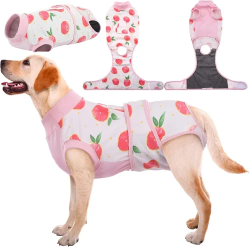 Miniatura 48 de Kuoser Traje de recuperación de cirugía para perros, traje de recuperación para perros machos hembras, mameluco para perro después de la cirugía
