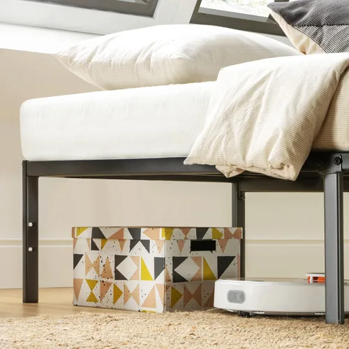 Miniatura 5 de Best Price Mattress - Base de cama metálica de 14 pulgadas, base de colchón con listones de acero de alta resistencia (no requiere somier)