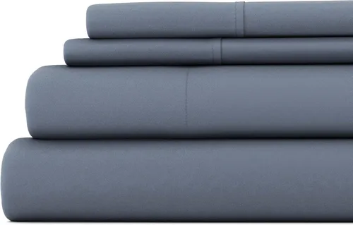 Miniatura 24 de Linen Market Sábanas para cama de tamaño King (azul claro) – Duerme mejor que nunca con estas sábanas King suaves y refrescantes – Bolsillo profundo