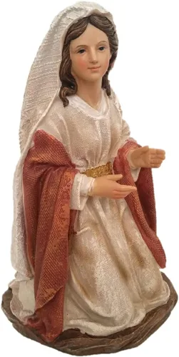 Miniatura 2 de Estatuilla grande de 12 pulgadas, juego de 11 piezas de construcción de resina de fibra de vidrio, belén de Navidad pintado a mano con hombres