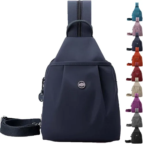 Miniatura 11 de Preferablen Waterproof 2-Way Commuter Bag, Large Capacity Oxford Convertible Shoulder Travel Bag, Anti-Theft Travel Tote, Small Backpack Purse