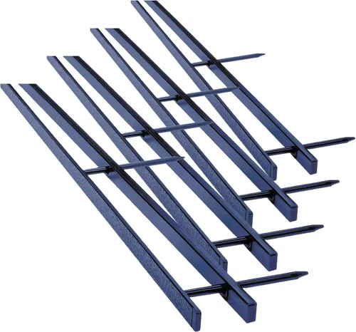 Miniatura 5 de GBC Espinas de encuadernación, paquete de 25, resellables, 2 pulgadas de profundidad, 4 espinas de pines, capacidad de 200 hojas, VeloBind, negro
