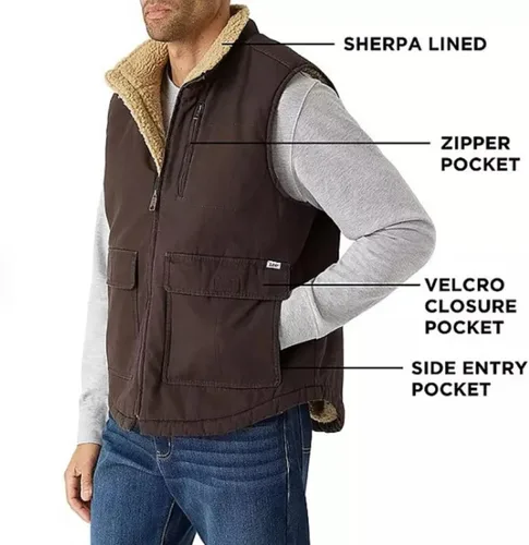 Miniatura 2 de Lee CHALECO DE LONA CON FORRO SHERPA PARA HOMBRE