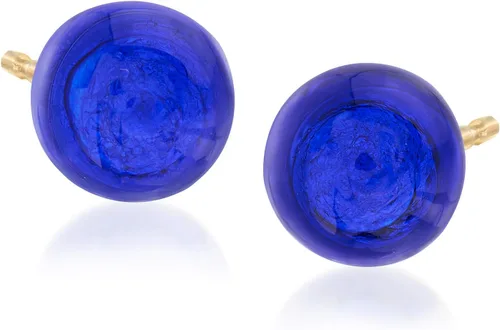 Miniatura 5 de Ross-Simons Conjunto de joyas de cuentas de cristal de Murano multicolor italiano 3 pares de pendientes en oro de 18 quilates sobre plata esterlina