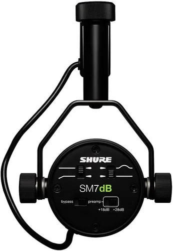 Miniatura 9 de Shure SM7dB - Micrófono vocal dinámico con preamplificador integrado, micrófono de estudio para transmisión, podcasting y grabación, sonido suave