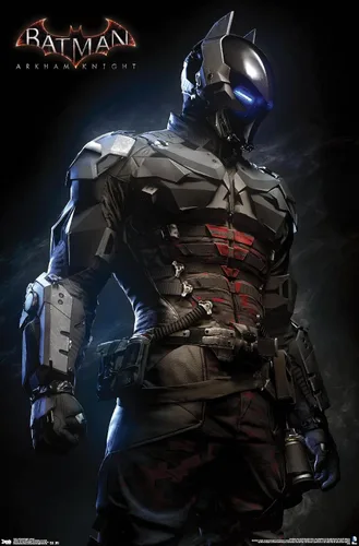 Trends International DC Comics VIdeo Game - Arkham Knight - Póster de pared de armadura, 14.725 x 22.375 pulgadas, versión premium sin marco