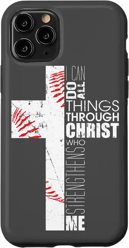 Miniatura 29 de Baseball Phone Case Christian Bible Verse Philippians 4:13 Case for iPhone 17