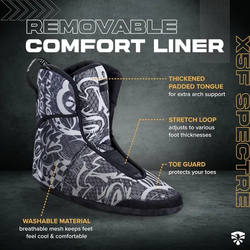 Miniatura 4 de Flying Eagle X5F Spectre y X5 Shrike Pro Freeskates - Patines en línea para adultos para hombres profesionales, patines para adultos, patines Negro