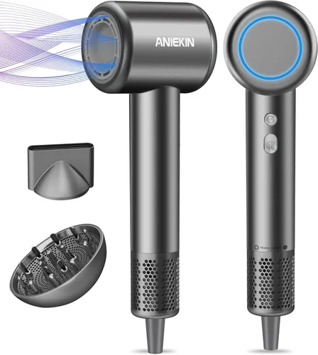 Miniatura 8 de Secador de Pelo, Secador de Pelo Iónico de Alta Velocidad y Bajo Ruido para Secado Rápido, Regalos de Cumpleaños y Navidad para Mujeres, Hombres