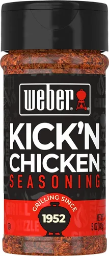 Miniatura 11 de Weber Set de condimentos Ultimate Grilling con ajo asado y hierbas, Kick'n Chicken, Gourmet Burger y condimentos Chicago Steak