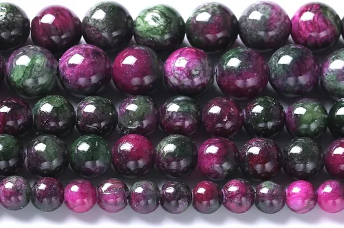 Miniatura 16 de 100 cuentas redondas sueltas de hematita negra de grado AAA para hacer joyas y pulseras
