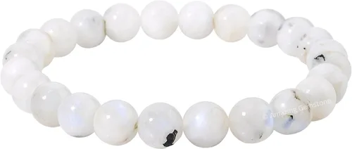 Miniatura 784 de Amazing Gemstone Pulsera de cristal para mujeres y hombres, pulsera de cristal curativo de protección, pulsera elástica con cuentas de piedras