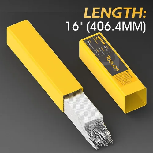 Miniatura 4 de TOOLIOM Varilla de soldadura de aluminio TIG ER4043 Varilla de llenado de alambre de soldadura 1/16 "x 16" 5LB