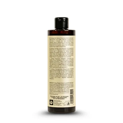Miniatura 2 de LINANGE Champú anti amarillo con extracto de uva y pigmento violeta, 16.9 oz.