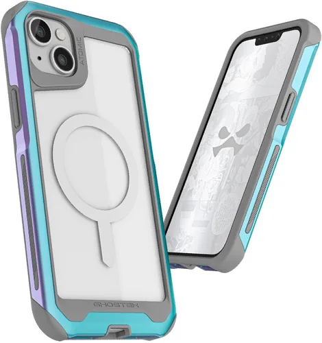 Miniatura 101 de Ghostek Atomic Slim - Funda protectora para iPhone 15 Pro Max, compatible con accesorios MagSafe, marco de metal de aluminio, funda de teléfono