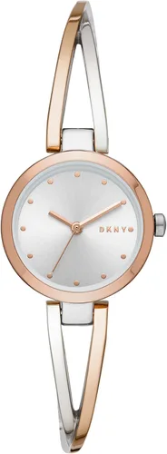 Miniatura 4 de DKNY Reloj de vestir inspirado en joyas de acero inoxidable Crosswalk para mujer