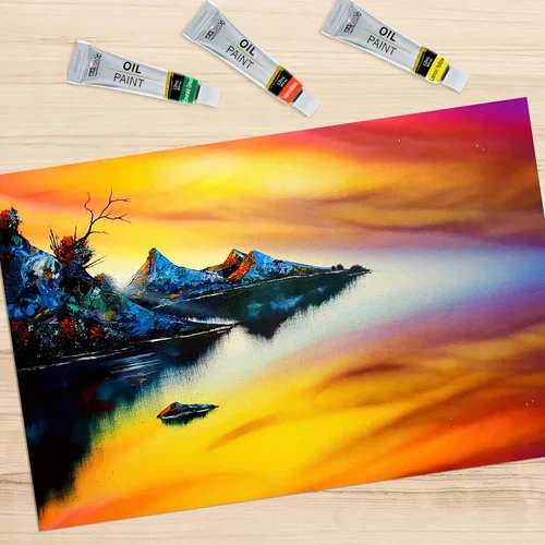 Miniatura 7 de US Art Supply juego de 24 tubos de pintura al óleo para artistas de 12 ml