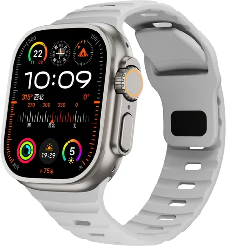 Miniatura 12 de Correas de silicona deportivas compatibles con Apple Watch Band de 1.929 in, 1.811 in, 1.772 in, 1.732 in, 1.654 in, 1.614 in, 1.575 in, 1.496 in