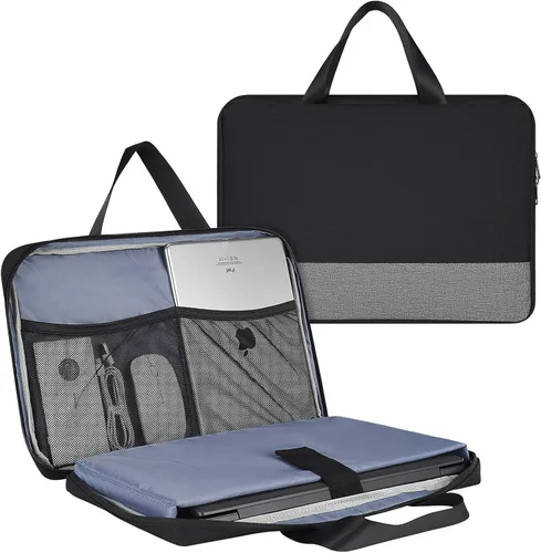 Funda para laptop de 17.3 pulgadas, para hombre y mujer, TSA para HP Envy 17/Pavilion 17/OMEN 17, Dell G3 G7 17.3/Inspiron 17, Acer Aspire 17, Negro