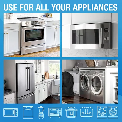 Miniatura 8 de MiracleWipes Para acero inoxidable, ideal para cocina y electrodomésticos, incluyendo horno, refrigerador, lavavajillas, microondas, fregadero