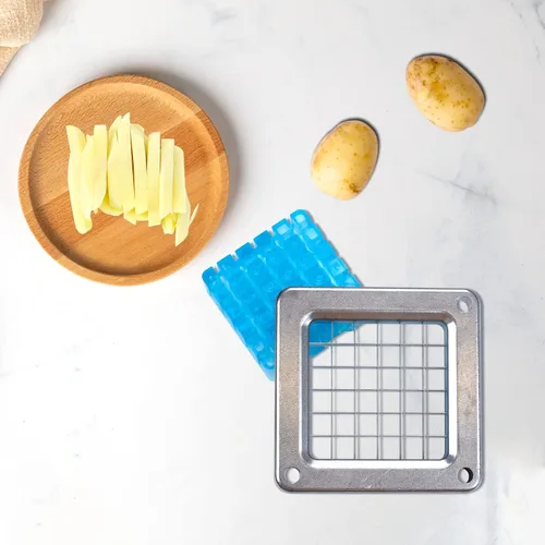 Miniatura 2 de Cortador de papas fritas, cuchilla de repuesto de 1/2 pulgada con marco. Este producto es solo para cortadores de papas fritas Nibiuht