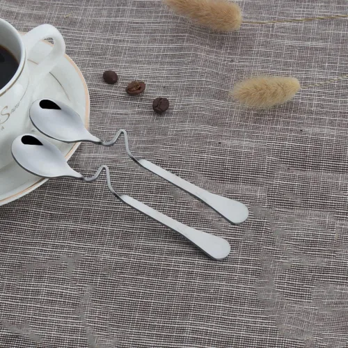 Miniatura 5 de Cuchara colgante de café o té Cuchara creativa para café expreso, cuchara doblada, cuchara de acero inoxidable, con miel, leche, café, cucharadita