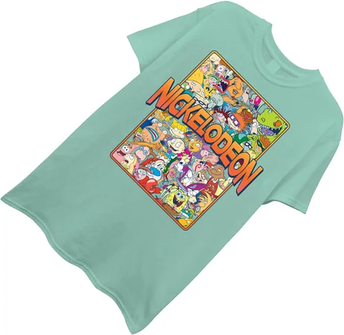 Miniatura 4 de Nickelodeon Camisa clásica Rewind para hombre - Rugrats, Ren & Stimpy y Hey Arnold Tie Dye
