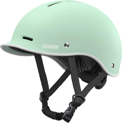 Findway Casco de Bicicleta Pro para Adultos, Casco de Ciclismo Ajustable para Hombres y Mujeres [Certificado de Seguridad] Casco de Bicicleta para