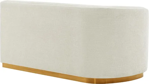 Miniatura 11 de Manhattan Comfort Daria - Sofá modular contemporáneo de 2 piezas en tapicería de lino, sofá de sala de estar de 132 pulgadas con marco de madera