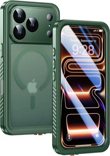 Miniatura 22 de Lanhiem Funda Magnética para iPhone 17 Pro de Privacidad, Funda Impermeable a Prueba de Polvo, [Protector de Pantalla Antiespía Integrado]