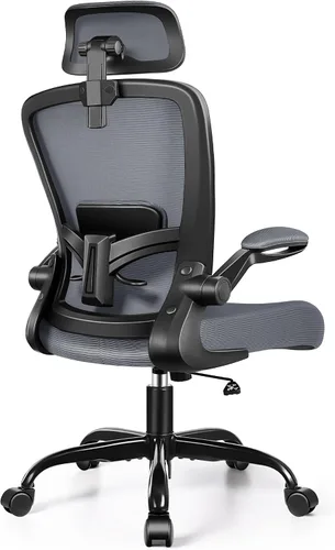 Miniatura 11 de FelixKing Silla de Oficina, Silla de Escritorio con Soporte Lumbar Ajustable, Silla de Computadora Ergonómica con Respaldo Alto y Respaldo