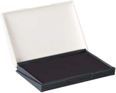 Miniatura 3 de Veltec Almohadilla de tinta para sello de goma de fieltro de calidad premium, 2-3/4" x 4-3/8", duradera y ligera (Rojo)