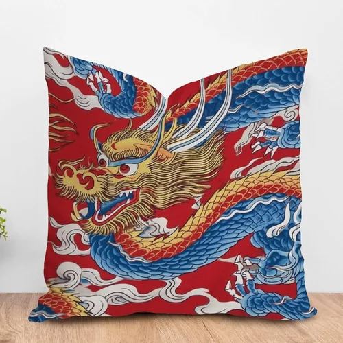 Miniatura 26 de ArogGeld Chinoiserie - Funda de cojín con diseño de pagoda asiática azul índigo, diseño cuadrado de flores y pagoda asiática, para oficina, silla