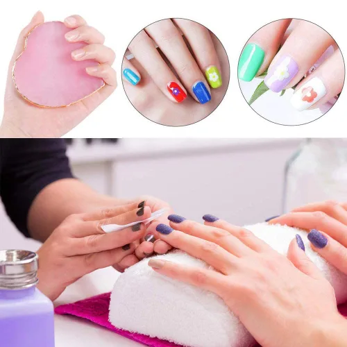 Miniatura 7 de AKOAK Paleta de arte de uñas, paleta de pigmentos de ágata Phnom Penh, marco de dibujo de esmalte de uñas, arte de uñas, herramienta de maquillaje