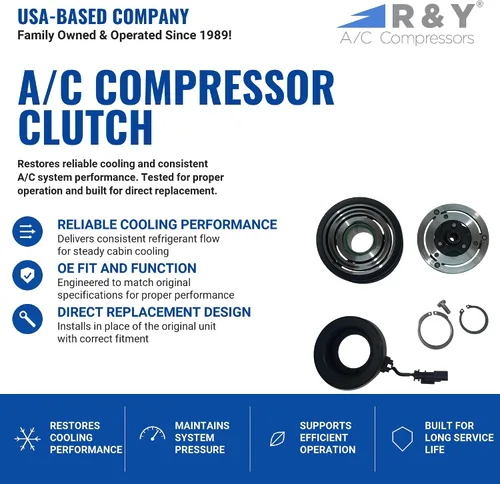 Miniatura 2 de RYC A/C - Embrague de compresor AIG299-01-CL
