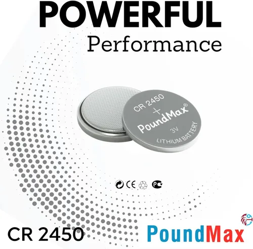 Miniatura 7 de PoundMax CR 2450 Baterías de litio, tipo botón de 3 V, paquete combinado - 5