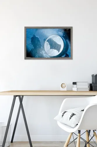 Miniatura 6 de Trends International Película DC Comics – Batman v Superman – Póster de pared de señal, 14.725 x 22.375 pulgadas, versión enmarcada de madera