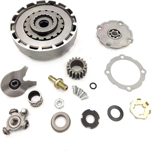 Miniatura 7 de Conjunto de embrague de 17 dientes para semi automático, 50 cc, 70 cc, 90 cc, 110 cc, 125 cc, motor de moto de cross