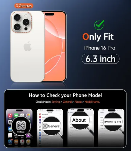 Miniatura 1181 de FNTCASE Funda para iPhone 13 Pro-Max: Fundas magnéticas transparentes compatibles con Magsafe Slim anti amarillamiento protección contra caídas